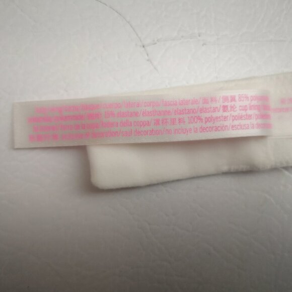 Pink Victoria's Secret White Size 32DD Underwire Lightly Lined T-shirt Bra - Picture 5 of 7